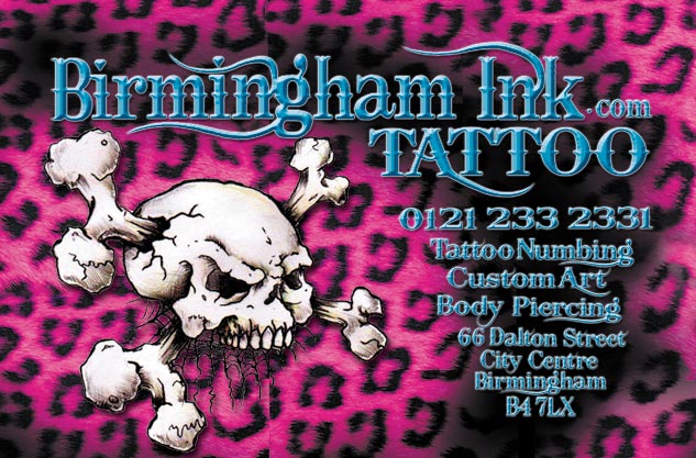 Birmingham Ink Tattoo and Body Modification This is the brand new blog for 